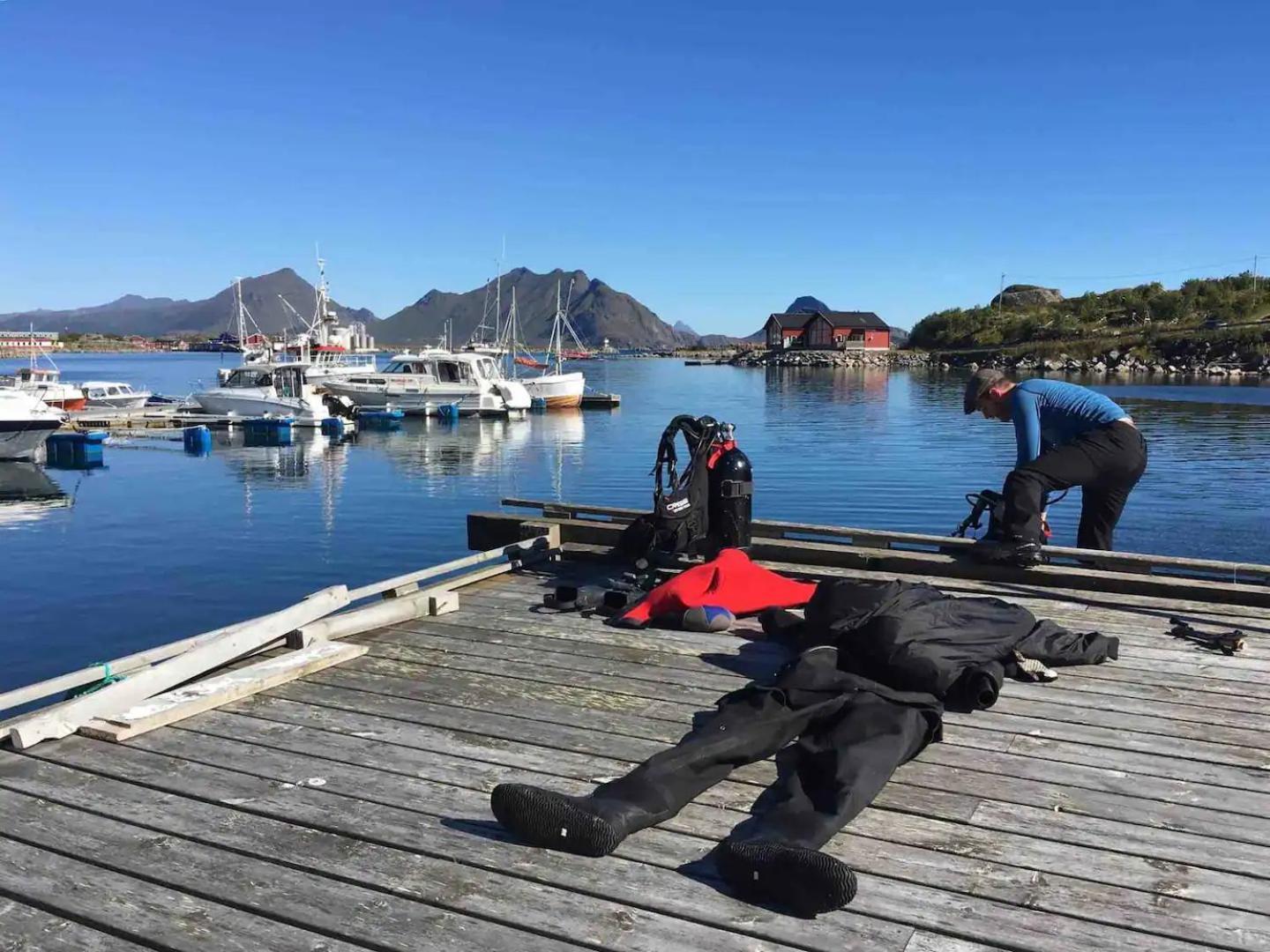 Real Fisherman'S Cabins In Ballstad, Lofoten Exteriér fotografie